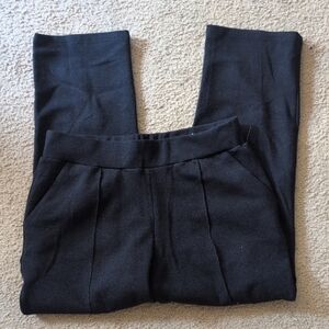 41 Hawthorn Stitch Fix Black Pull On Straight Leg Dress Pants Size Small